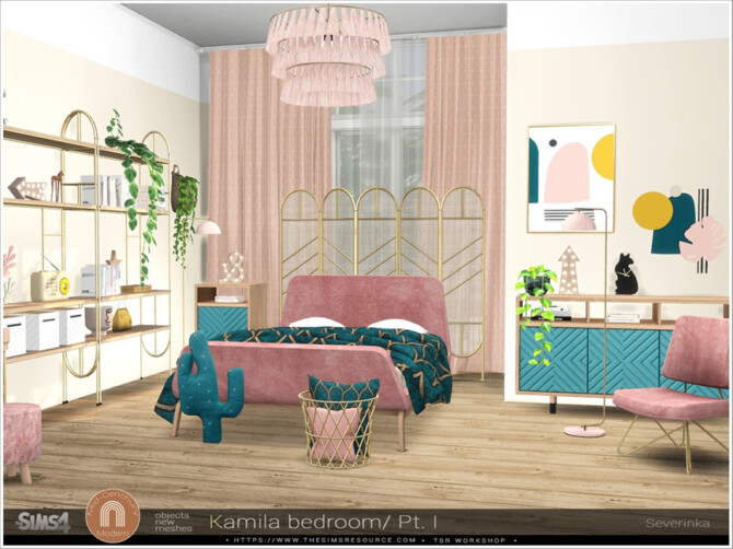 Sims 4 Mid Century Modern   Kamila Pt.I by Severinka  at TSR