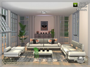 Karkos livingroom by jomsims at TSR