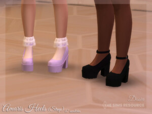 Amaris Heels (Strap) by Dissia at TSR