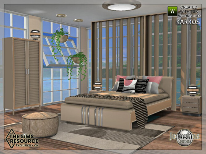 Sims 4 Karkos bedroom by jomsims at TSR
