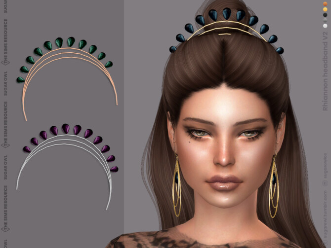 Sims 4 Rhiannon headband V2 by sugar owl at TSR