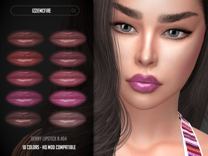 Sims 4 IMF Denny Lipstick N.404 by IzzieMcFire at TSR