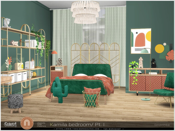 Sims 4 Mid Century Modern   Kamila Pt.I by Severinka  at TSR