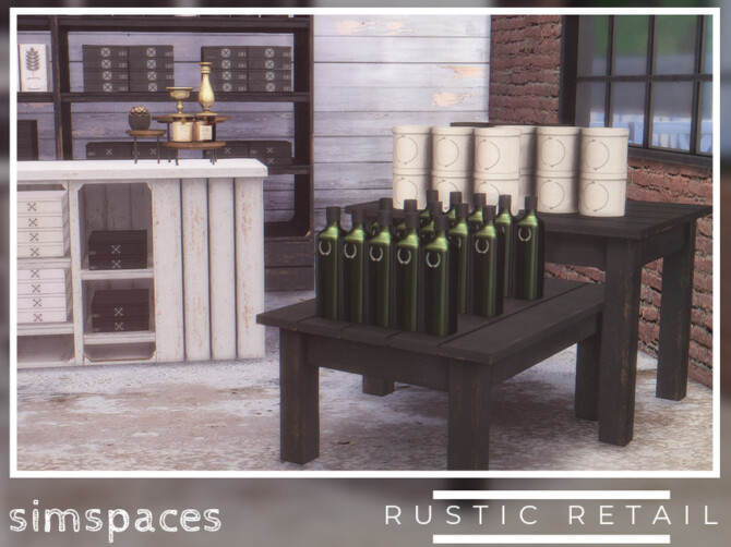 Sims 4 Rustic Retail by simspaces at TSR