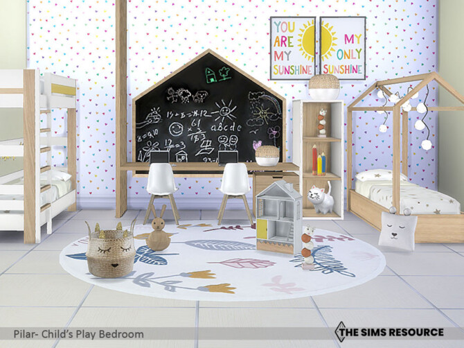 Sims 4 Childs Play Bedroom by Pilar at TSR