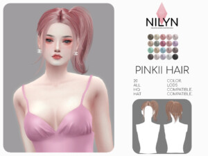 PINKII HAIR by Nilyn at TSR