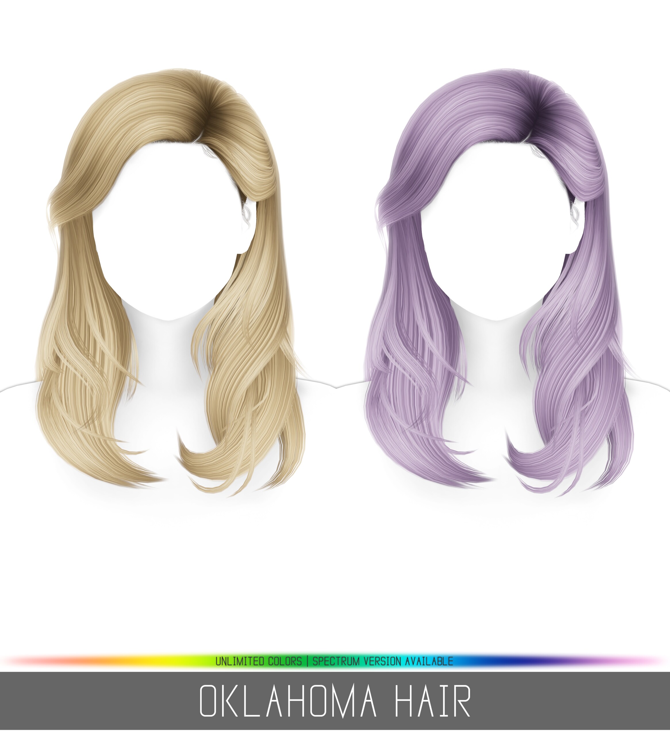 OKLAHOMA HAIR at Simpliciaty » Sims 4 Updates