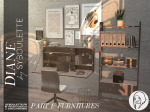 Diane set – Part 1: Furnitures by Syboubou at TSR