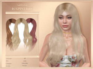 Santina (Hair) by JavaSims at TSR