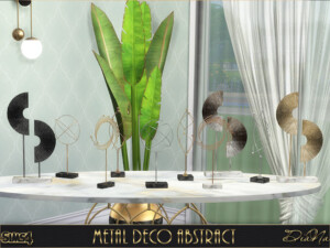Metal Deco Abstract at DiaNa Sims 4