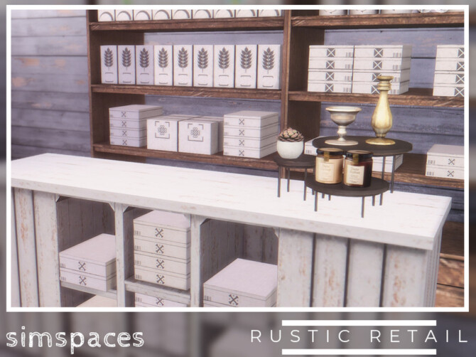 Sims 4 Rustic Retail by simspaces at TSR