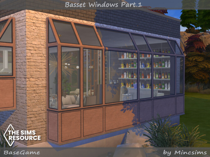 Sims 4 Basset Windows Part.1 by Mincsims at TSR
