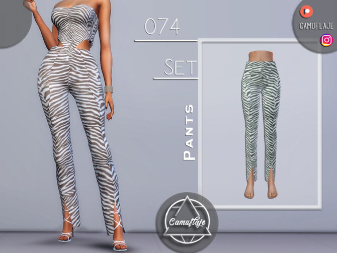 Sims 4 SET 074   Pants by Camuflaje at TSR