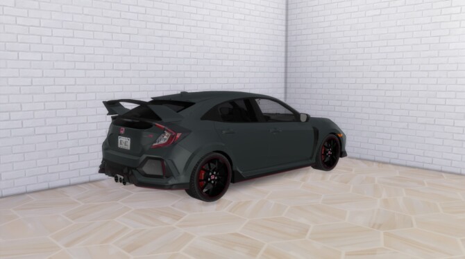 Sims 4 2018 Honda Civic Type R at TSR