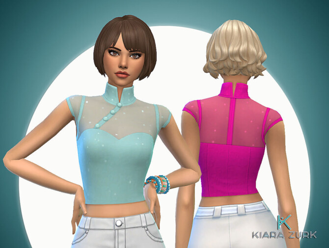 Sims 4 Bride Sleeves Top at My Stuff Origin