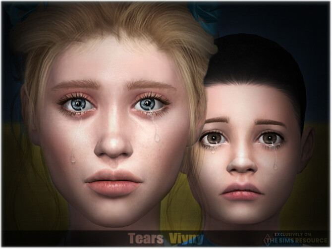 Sims 4 Tears Viyny by BAkalia at TSR