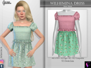 Wilhemina Dress by KaTPurpura at TSR