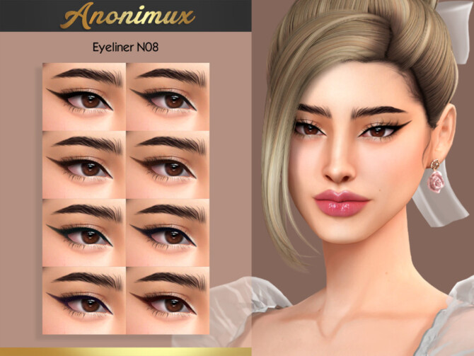 Sims 4 Eyeliner N08 by Anonimux Simmer at TSR