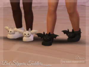 Bat Slippers (Toddlers) by Dissia at TSR