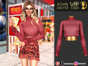 Rosanne Sweater S160 by turksimmer at TSR