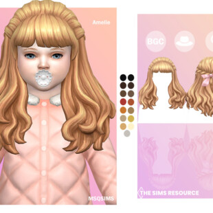 Gi hair at Meellanie » Sims 4 Updates