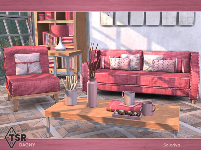 Sims 4 Dagny Livingroom by soloriya at TSR