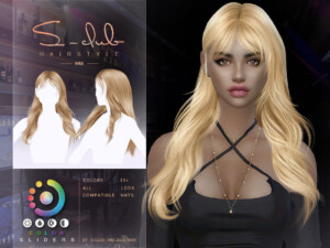 Curly long hair – Scarlet by S-Club at TSR