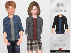 Denim Jacket 01 for kids by remaron at TSR