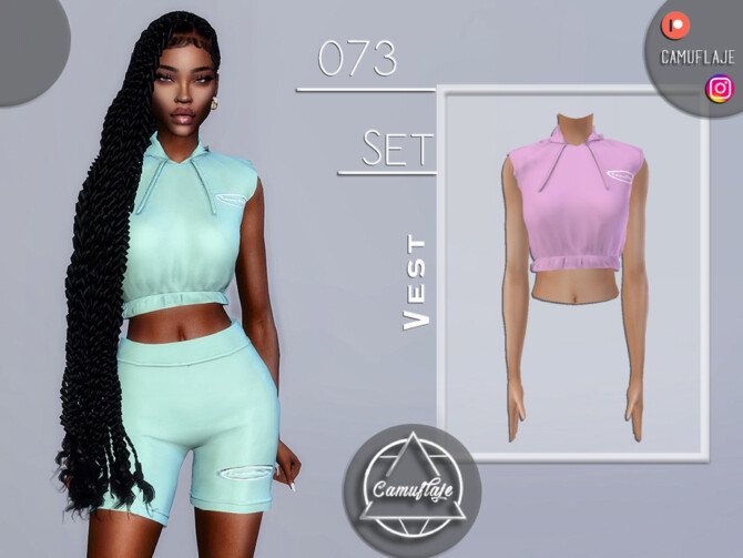 SET 073 - Vest by Camuflaje at TSR » Sims 4 Updates