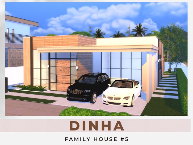 Sims 4 Family House No.5 at Dinha Gamer