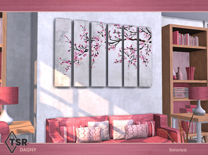 Sims 4 Dagny Livingroom by soloriya at TSR
