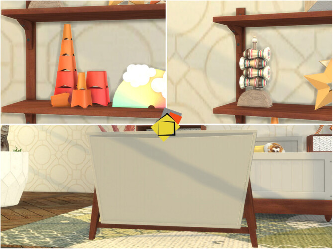 Sims 4 Mid Century Modern   Gorby Toddler Bedroom Extra by Onyxium at TSR