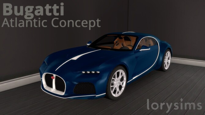 Sims 4 2015 Bugatti Atlantic Concept at LorySims
