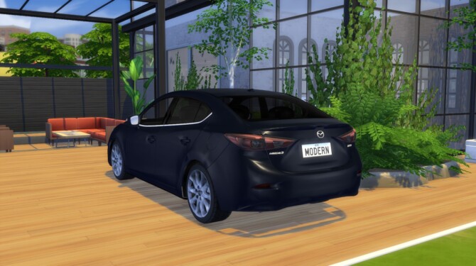 Sims 4 2014 Mazda 3 Sedan at Modern Crafter CC