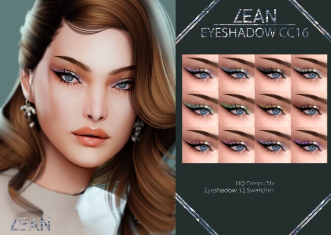 Sims 4 EYESHADOW CC16 at LEAN