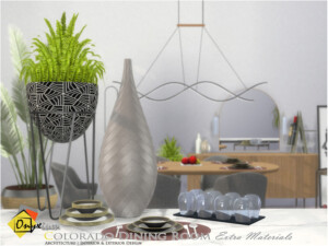 Colorado Dining Room Extra Materials by Onyxium at TSR