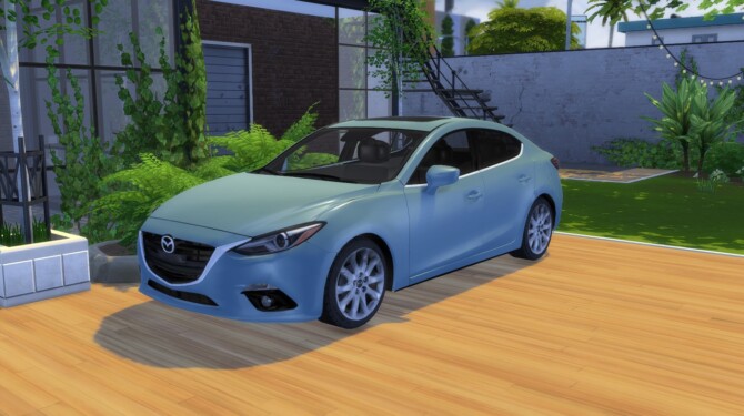 Sims 4 2014 Mazda 3 Sedan at Modern Crafter CC