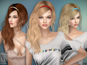 Lily – Female Hair Set by Cazy at TSR