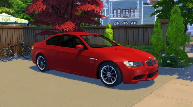 Sims 4 2011 BMW M3 Coupe at Modern Crafter CC