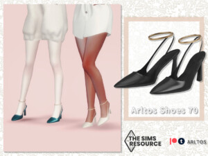 Pointed Simple High Heels 70 by Arltos at TSR