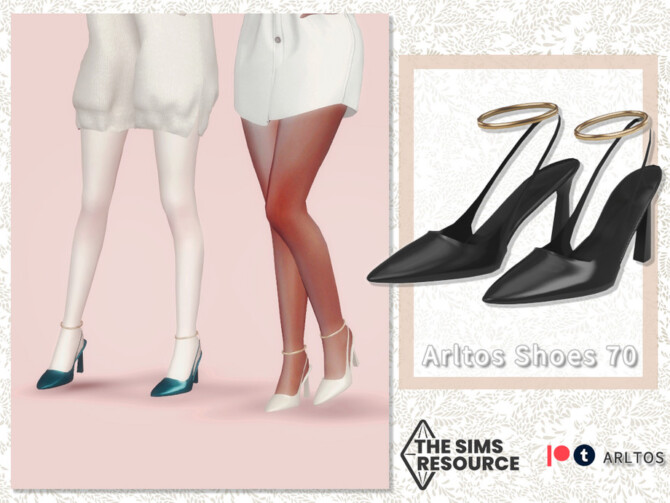 Sims 4 Pointed Simple High Heels 70 by Arltos at TSR