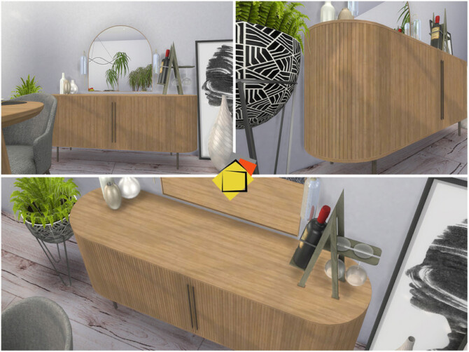 Sims 4 Anchorage Dining Room by Onyxium at TSR