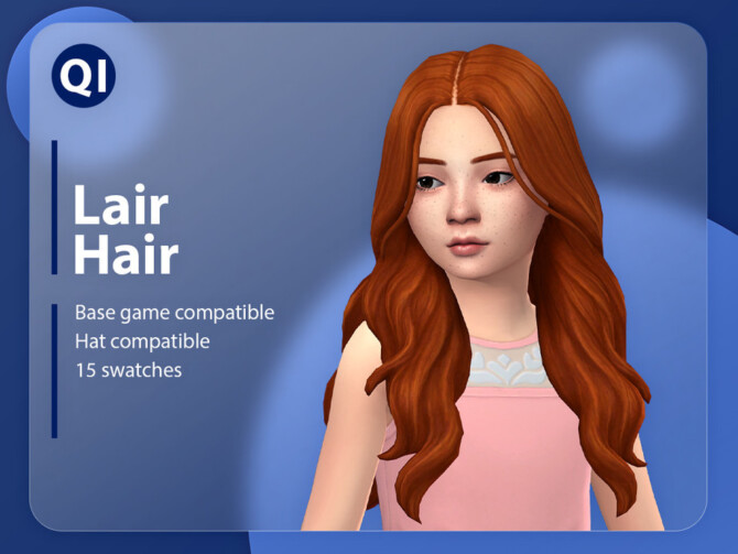 Sims 4 Lair Hair by qicc at TSR