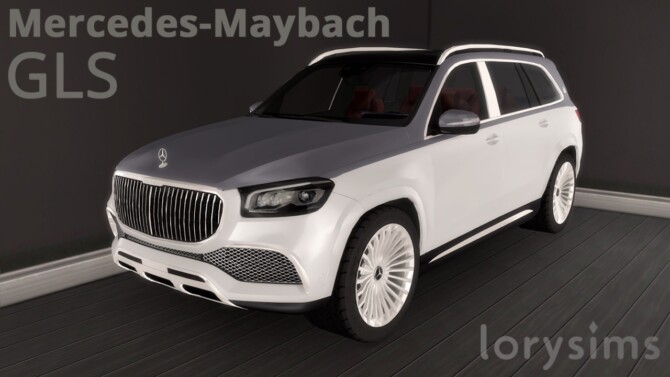 Sims 4 2021 Mercedes Benz Maybach GLS at LorySims