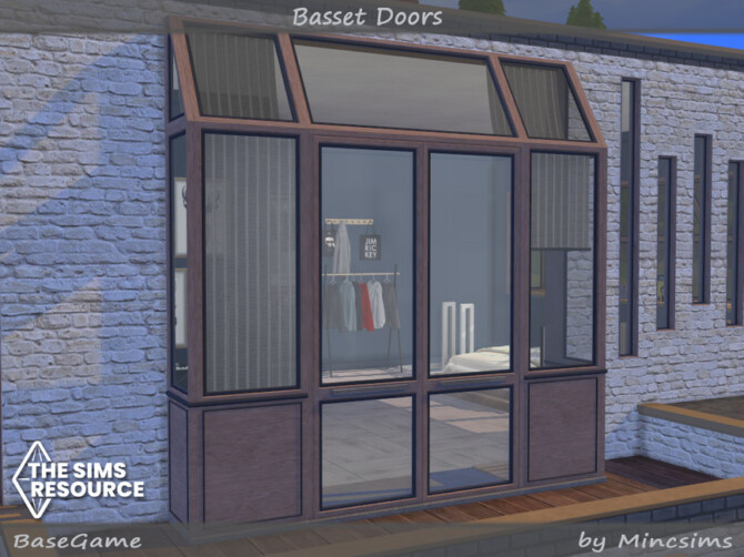 Sims 4 Basset Doors by Mincsims at TSR
