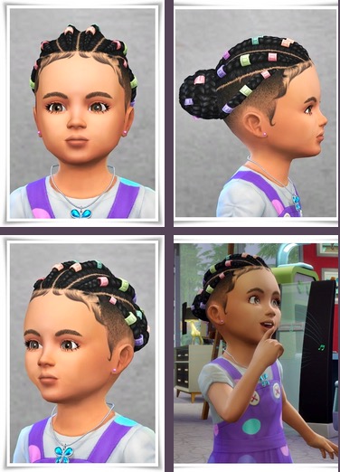 Sims 4 Alicia Toddler Hair at TSR