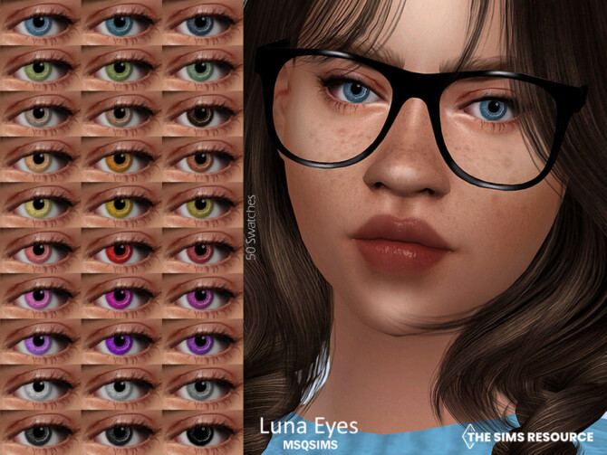 Sims 4 Luna Eyes by MSQSIMS at TSR