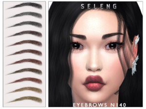 Eyebrows N140 by Seleng at TSR