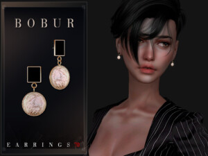 Earrings 70 by Bobur3 at TSR