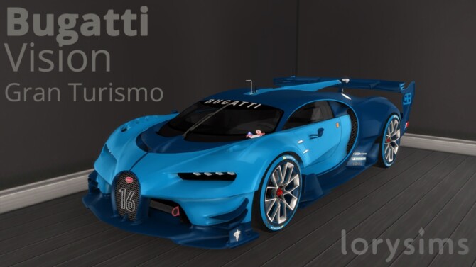 Sims 4 2015 Bugatti Vision Gran Turismo at LorySims